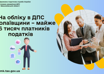 На обліку в ДПС Миколаївщини – майже 106 тисяч платників податків