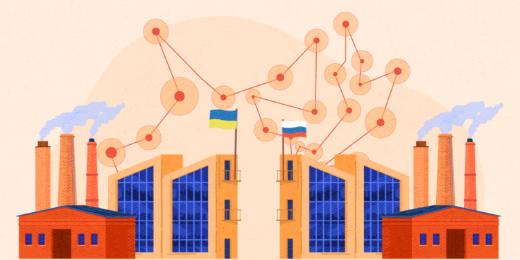 Понад 40 тисяч українських компаній мають прямі або опосередковані зв’язки з росією – дослідження