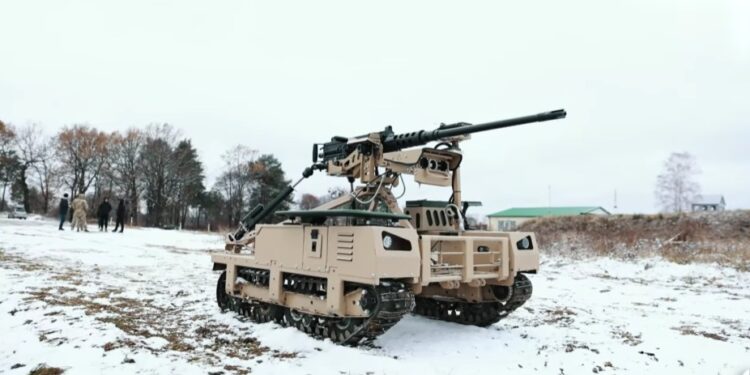 Міноборони кодифікувало Droid TW 12.7 — український роботизований комплекс з кулеметом Browning 12.7