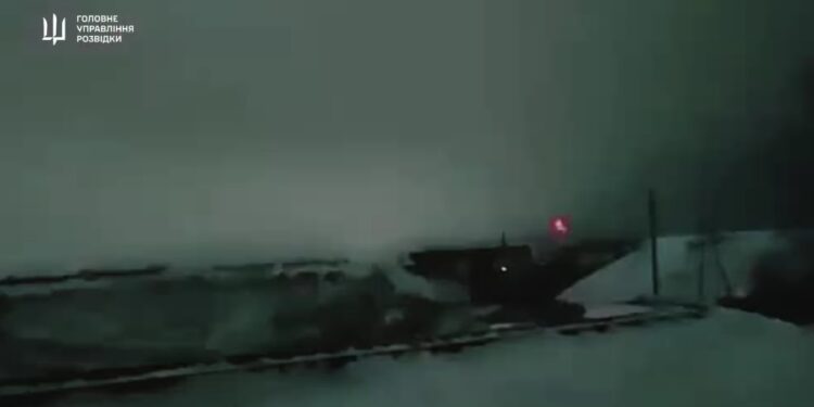 ГУР підірвало залізничне полотно в районі російського Ульяновська (ВІДЕО)