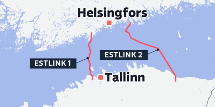 Перестав працювати підводний електрокабель між Фінляндією та Естонією – не виключають тероризм або вандалізм