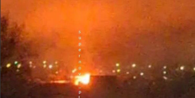 Після атаки дронів горить НПЗ на Смоленщині (ВІДЕО)