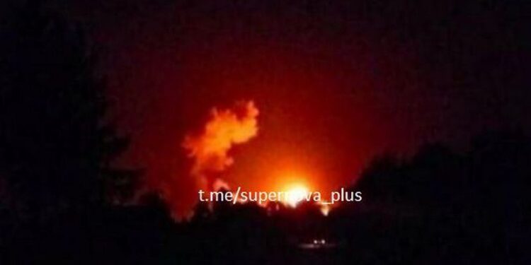 Дрони атакували у Грозному розташування полку поліції (ВІДЕО)