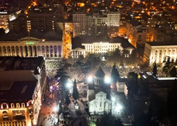 Ще одна протестна ніч у Грузії, президентка заявила про нелегетимність парламенту, заява США (ФОТО, ВІДЕО)