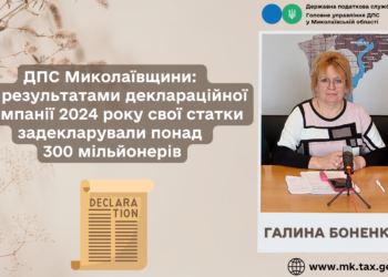 На Миколаївщині 2024 року було 312 мільйонерів – податкова
