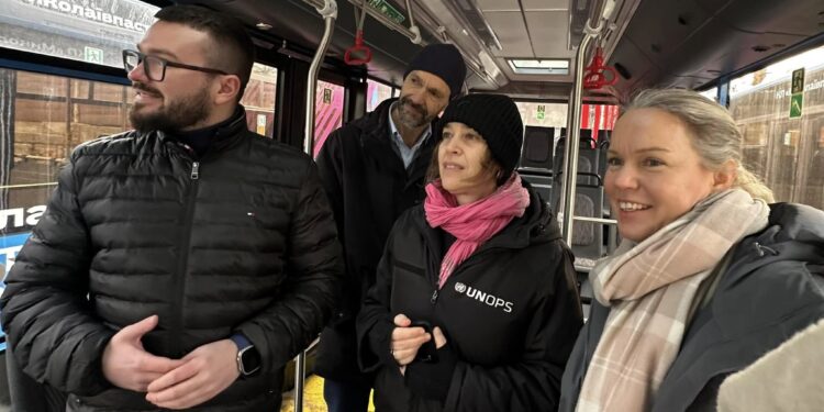 Керівники UNOPS під час візиту до Миколаєва відвідали «Миколаївпастранс» (ФОТО)