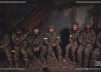 Миколаївські десантники взяли в полон 7 окупантів – ті кажуть, що «в політику не лізуть», і хвалять наших дронщиків (ВІДЕО)