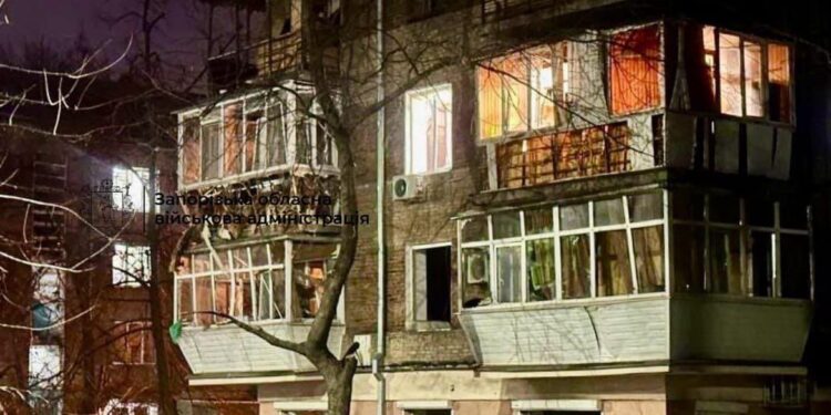 Ранковий удар росіян по Запоріжжю – двоє поранених