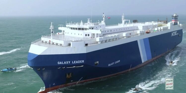 Хусити звільнили екіпаж захопленого восени 2023 року судна Galaxy Leader – там є українці