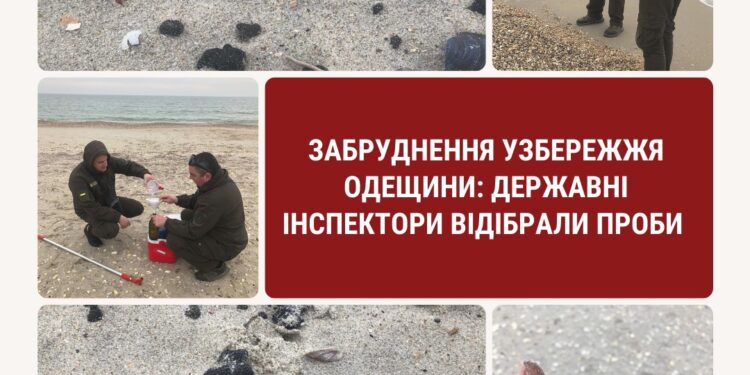 Мазут із затонулих російських танкерах на берегах Одещини – Держекоінспекція відібрала проби