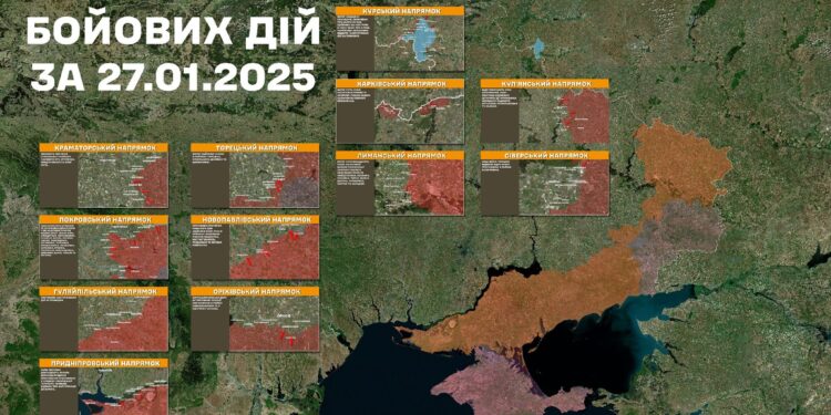За добу на фронті – 159 боїв, 85 з них – на Покровському напрямку, – Генштаб (КАРТИ)