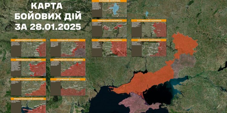 За добу на фронті – 193 бої, 88 з них – на Покровському напрямку, – Генштаб (КАРТИ)