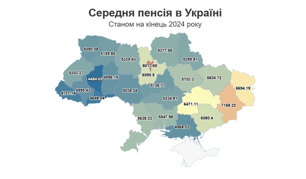 На Миколаївщині середня пенсія – менше середньої пенсії по Україні. Де більше? 2