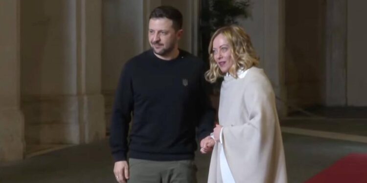 Зеленський в Італії зустрівся з Мелоні. Про що говорили (ВІДЕО)