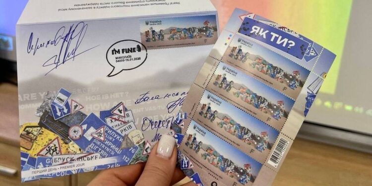 У Миколаєві відбулось спецпогашення нової марки Укрпошти «I’m Fine:)» (ФОТО)