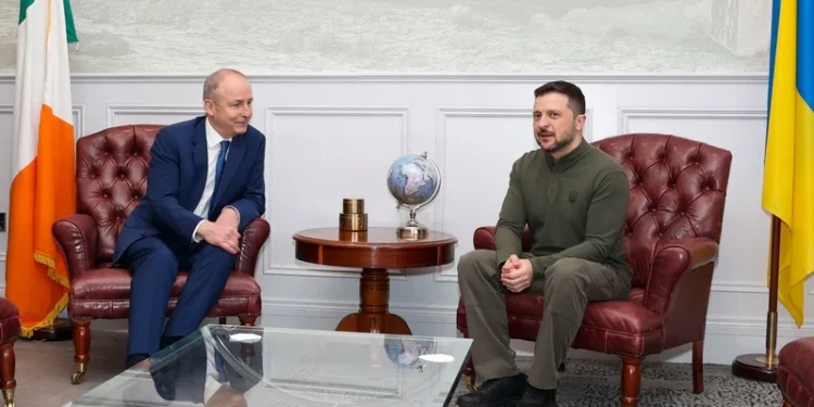 Володимир Зеленський призелився в Ірландії і зустрівся з прем’єр-міністром (ВІДЕО)