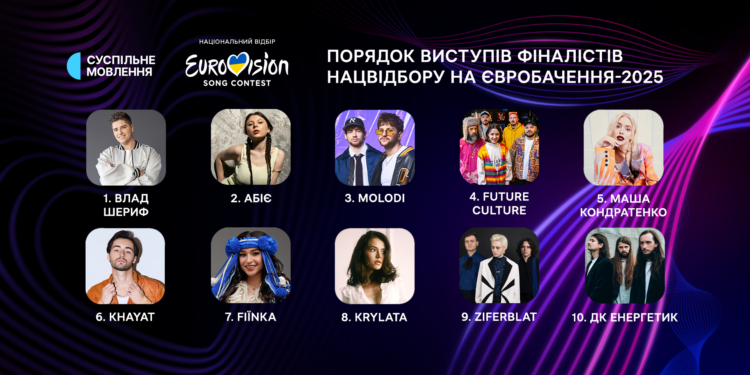 Фінал нацвідбору “Євробачення-2025” відбудеться 8 лютого