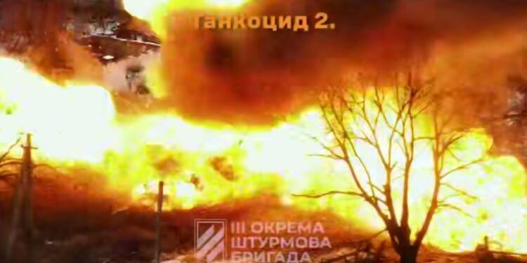 “Коли вже на віслюках”? 3-я штурмова розбила ворожу танкову колону, яка йшла на прорив (ВІДЕО)