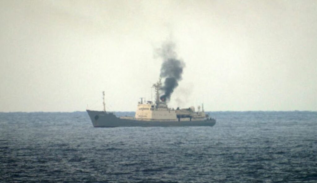 У Середземному морі неподалік Сирії горів ще один російський корабель-розвідник 1