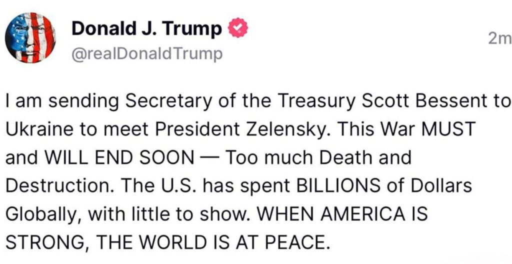 Трамп відправив у Київ міністра фінансів США. Для чого 2