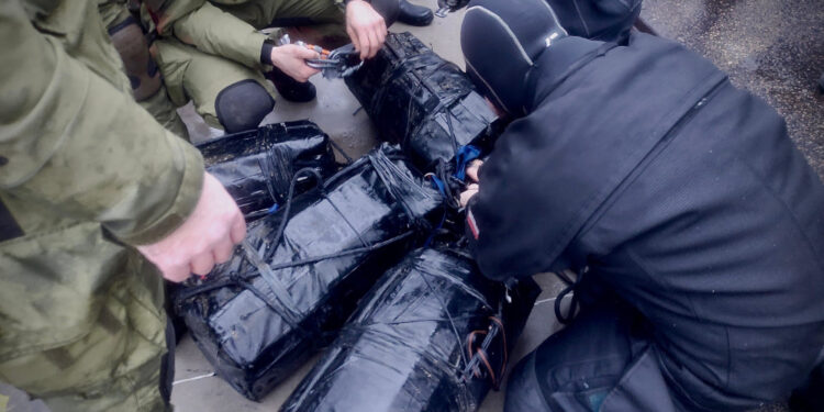 Шукали диверсантів – знайшли наркотики. У Польщі на дні Балтійського моря виявили 100 кг кокаїну (ФОТО, ВІДЕО)