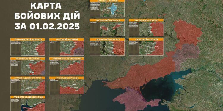 За добу на фронті – 110 боїв, найбільше – на Покровському напрямку, – Генштаб (КАРТИ)