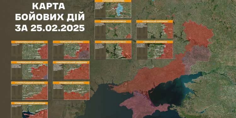 За добу на фронті – 98 боїв, чверть з них – на Покровському напрямку, – Генштаб (КАРТИ)
