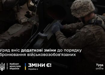 Уряд вніс додаткові зміни до порядку бронювання військовозобов’язаних