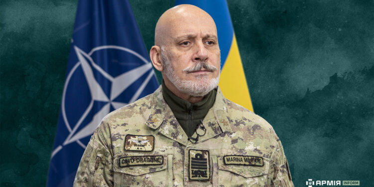 Військовий керівник НАТО перед Рамштайн відвідав Україну. Що сказав про зброю і взагалі