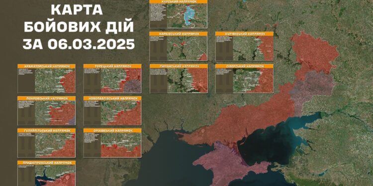 За добу на фронті – 146 боїв, тільки на одному напрямку було затишшя, – Генштаб (КАРТИ)
