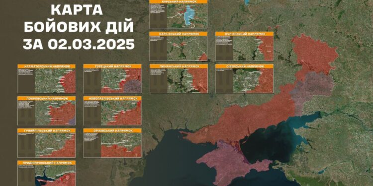 За добу на фронті – 109 боїв, найбільше – на Курському напрямку, – Генштаб (КАРТИ)