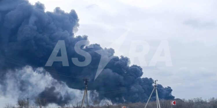 Нафтобаза трубопроводу  Кропоткінська повністю знищена – після останнього вибуху її вже не гасять (ВІДЕО)