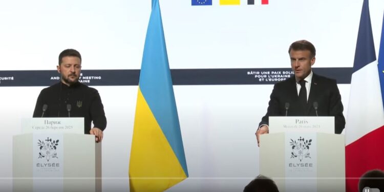 Якщо РФ повернеться до міжнародно визнаних кордонів, санкції буде знято, – Макрон на пресконференції з Зеленським (ВІДЕО)