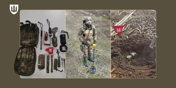 Міноборони допустило до експлуатації вітчизняний індивідуальний набір для розмінування