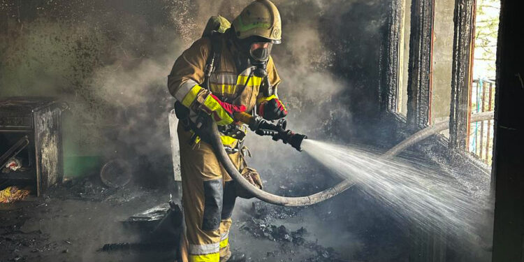 На пожежі в гуртожитку в Південноукраїнську постраждав 17-річний юнак