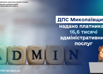 ДПС Миколаївщини надано платникам 16,6 тисячі адміністративних послуг