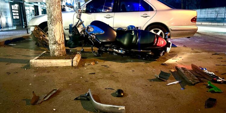 У Первомайську чергове ДТП з двома постраждалими – водієм та пасажиркою мотоцикла (ФОТО)