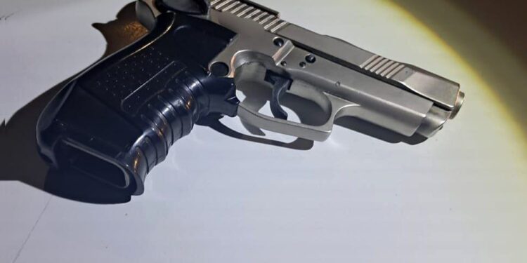 Під кайфом та з пістолетом – у Миколаєві вночі патрульні затримали водія (ФОТО)