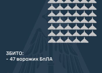 Збито 47 із 90 ворожих БпЛА, внаслідок атаки постраждали 4 регіони