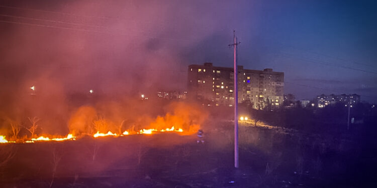 На Миколаївщині за вчора вигоріло понад 18 га відкритих територій (ФОТО)