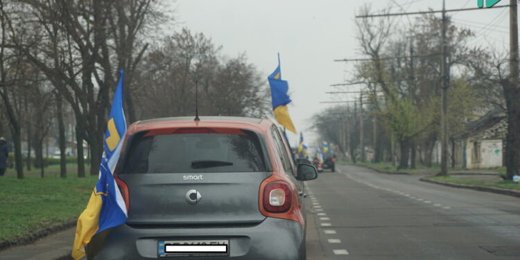 123-тя бригада ТрО ЗСУ провела у Миколаєві автопробіг (ФОТО, ВІДЕО)