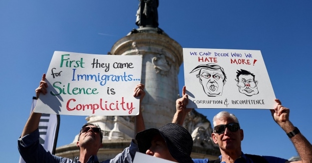 В американських та європейських містах люди вийшли на протести проти Трампа та Маска (ФОТО, ВІДЕО)
