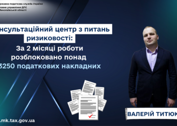 На Миколаївщині за 2 місяці роботи розблоковано 3250 податкових накладних