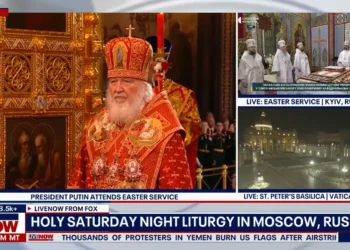 Трампівська кузня кадрів канал Fox News транслював богослужіння Кирилі, а Київ позначив російським (СТОПКАДР)