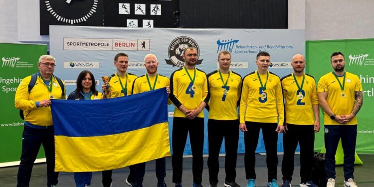 Національна паралімпійська чоловіча збірна команда з голболу — переможниця Кубка Націй (ФОТО)
