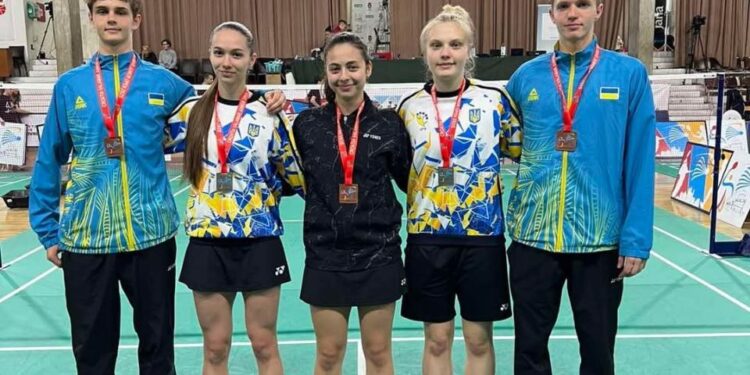 Миколаївські бадмінтоністи – з нагородами європейського Гран-прі