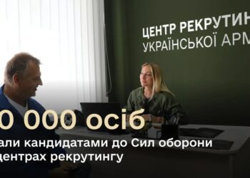 Понад 10 тисяч осіб стали кандидатами до Сил оборони у центрах рекрутингу