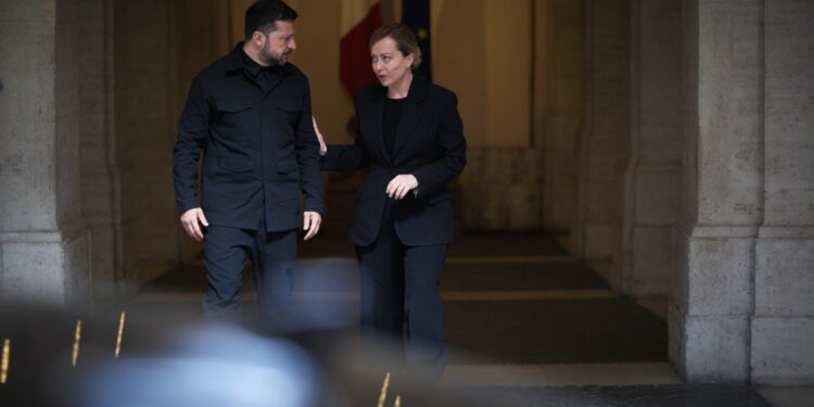 Зеленський обговорив з Мелоні гарантії безпеки, а з фон дер Ляєн – план ReArm Europe та 17-й пакет санкцій