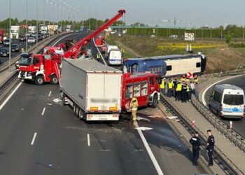 У Польщі перекинувся автобус з українцями (ФОТО)