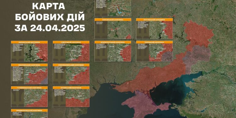 За добу на фронті – 175 боїв, тільки на двох напрямках було затишшя (КАРТИ)